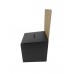 FixtureDisplays® 10PK Black Small Mini Raffle Ticket Cardboard Box 6x6x12